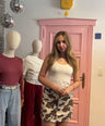Juliette's cow jeansrok