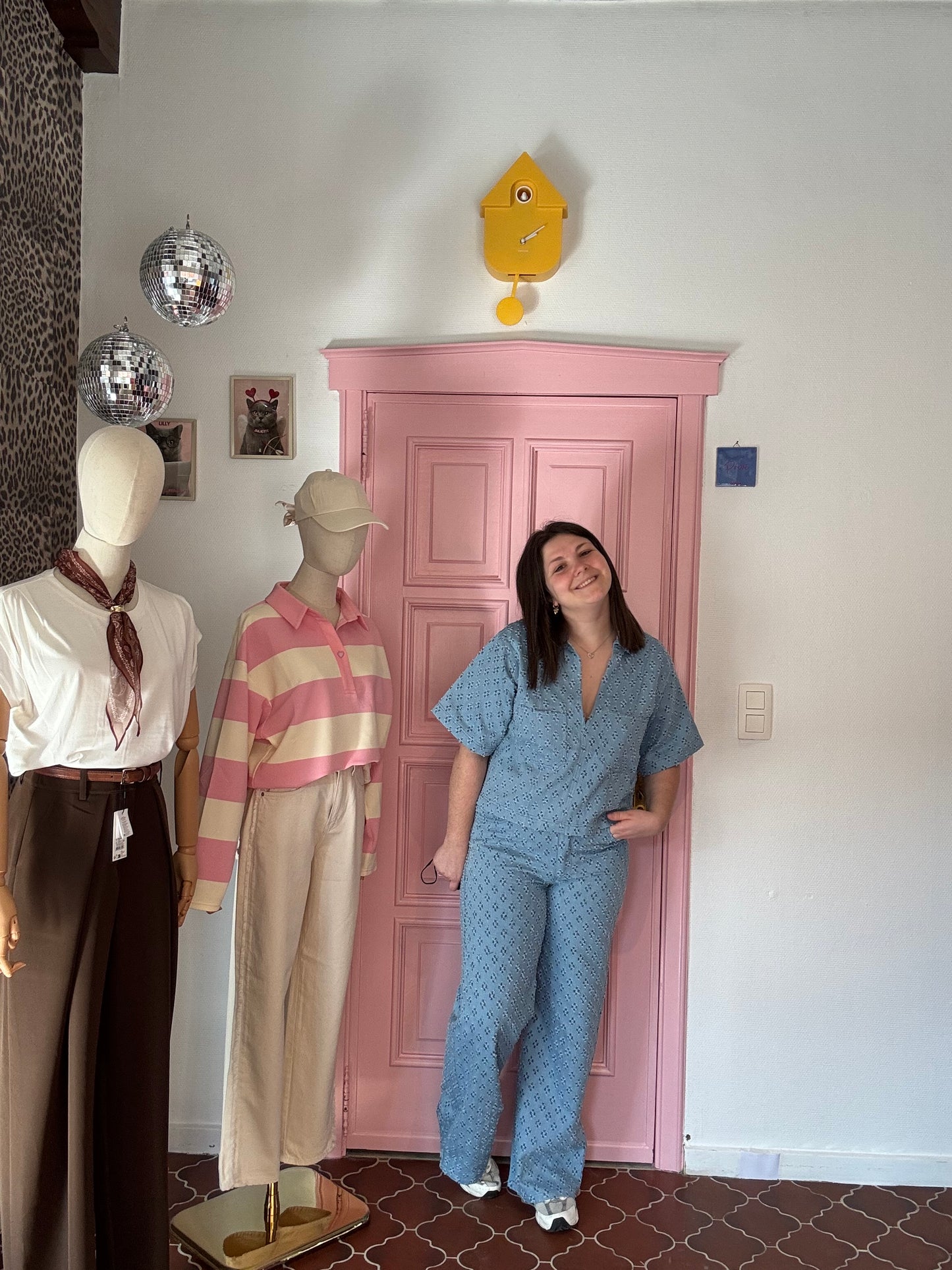 Fluresk -Blauwe Broek