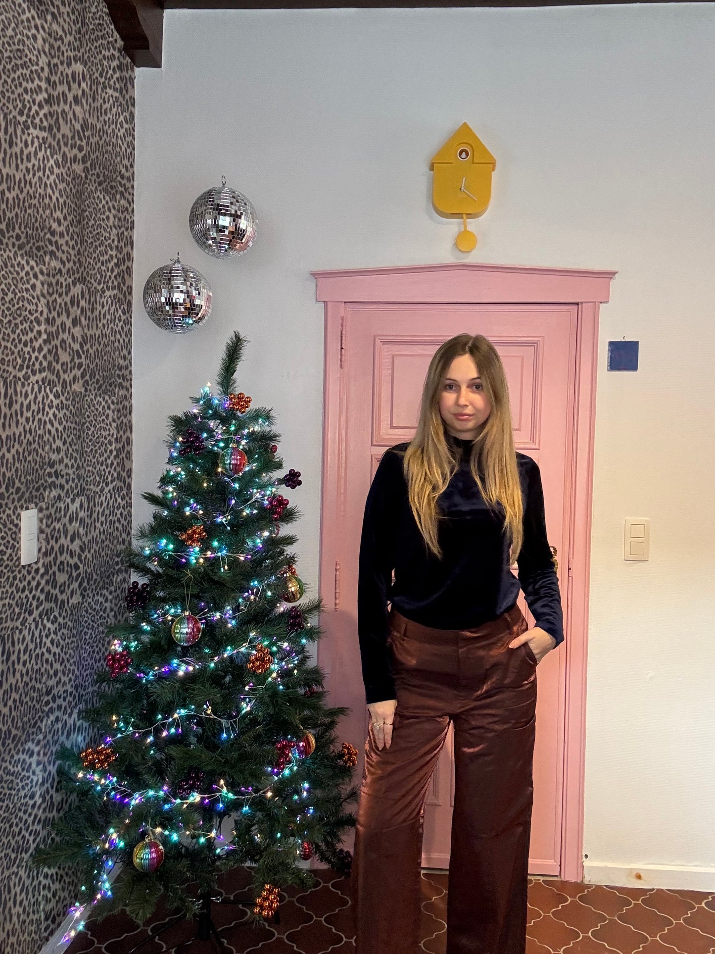 Fluresk - mettalica broek