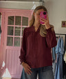 Pulz - bordeaux blouse