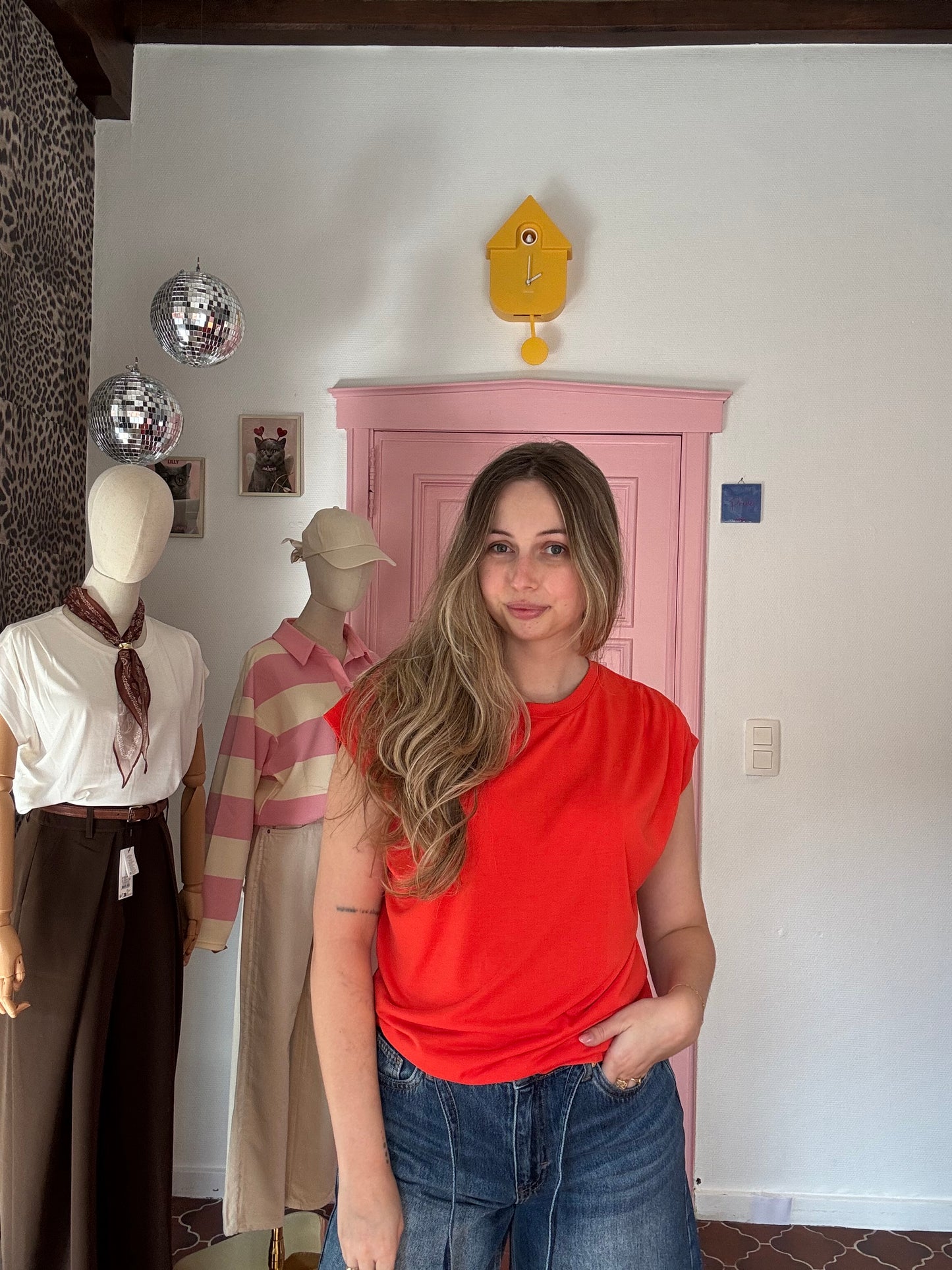 ICHI - Rode Basic Top