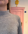 Juliette's turtle trui met cashmere - grijs
