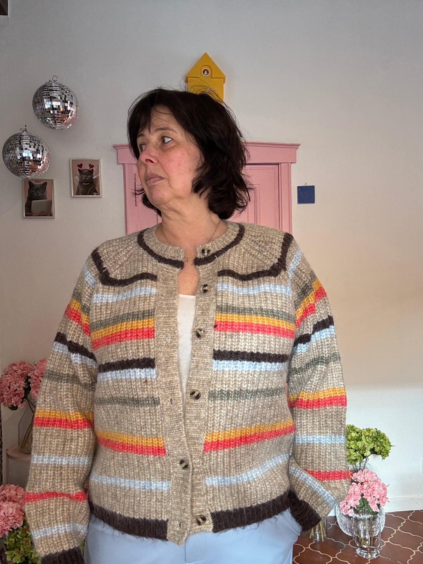 Pulz Jeans - Multicolor Gestreept Vest