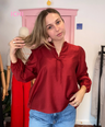 ICHI - blouse bordeaux