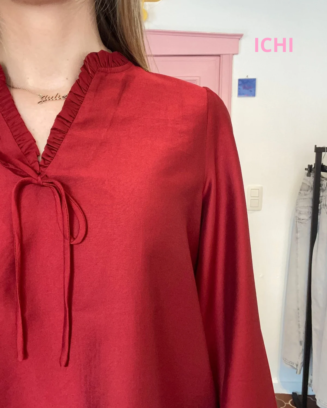 ICHI - blouse bordeaux