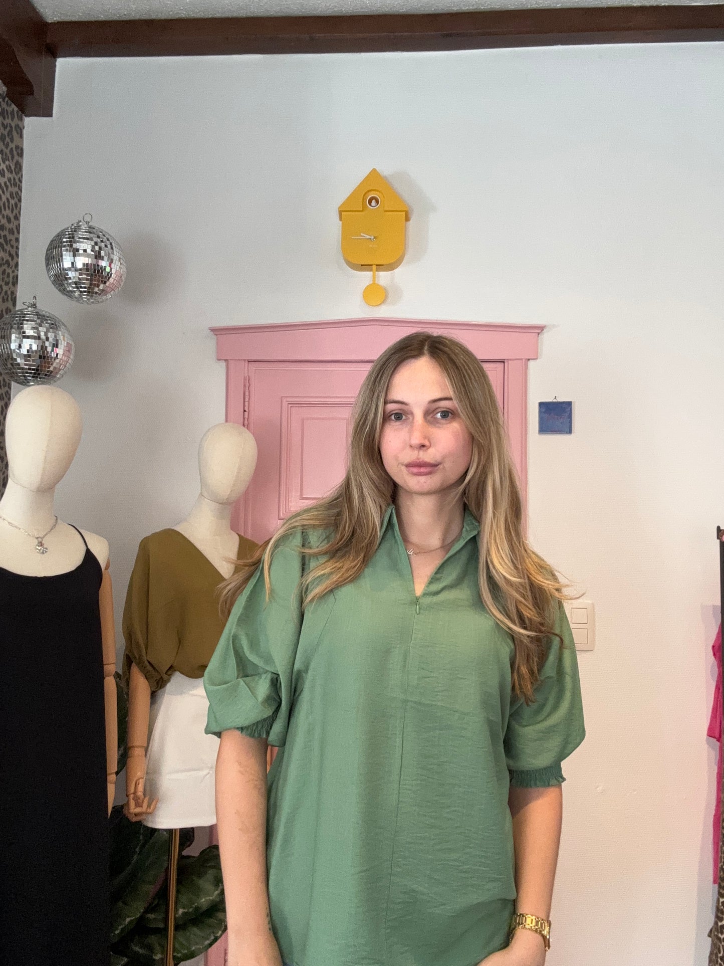 FLURESK - Ysra top groen