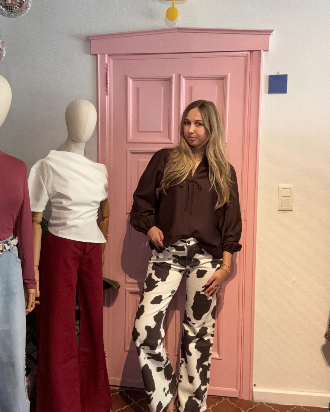 Juliette's cow jeans