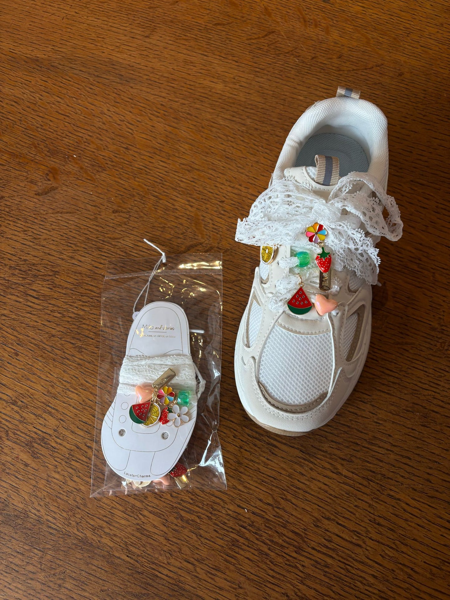 Veters met schoenencharms