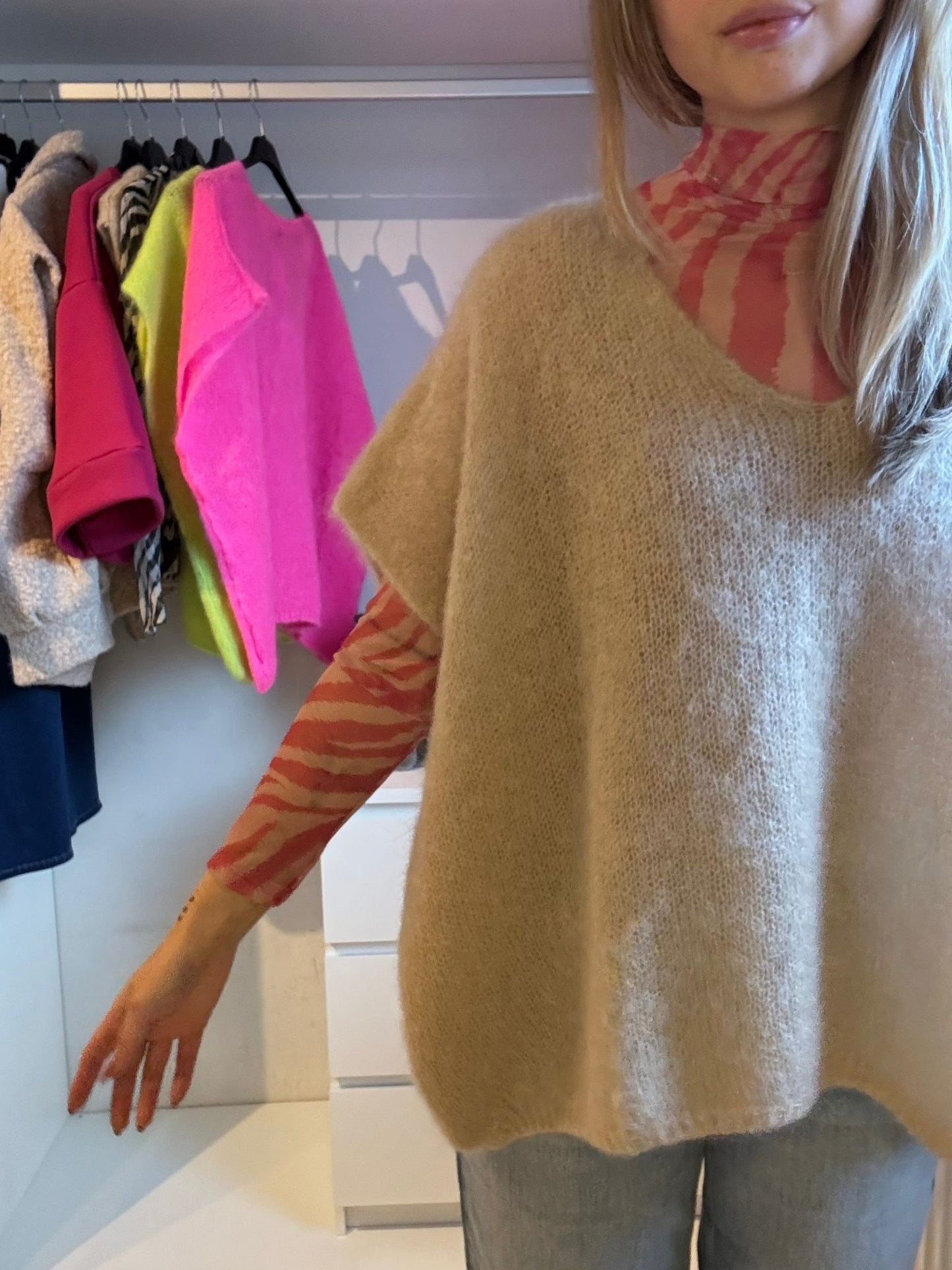 Spencer beige knit