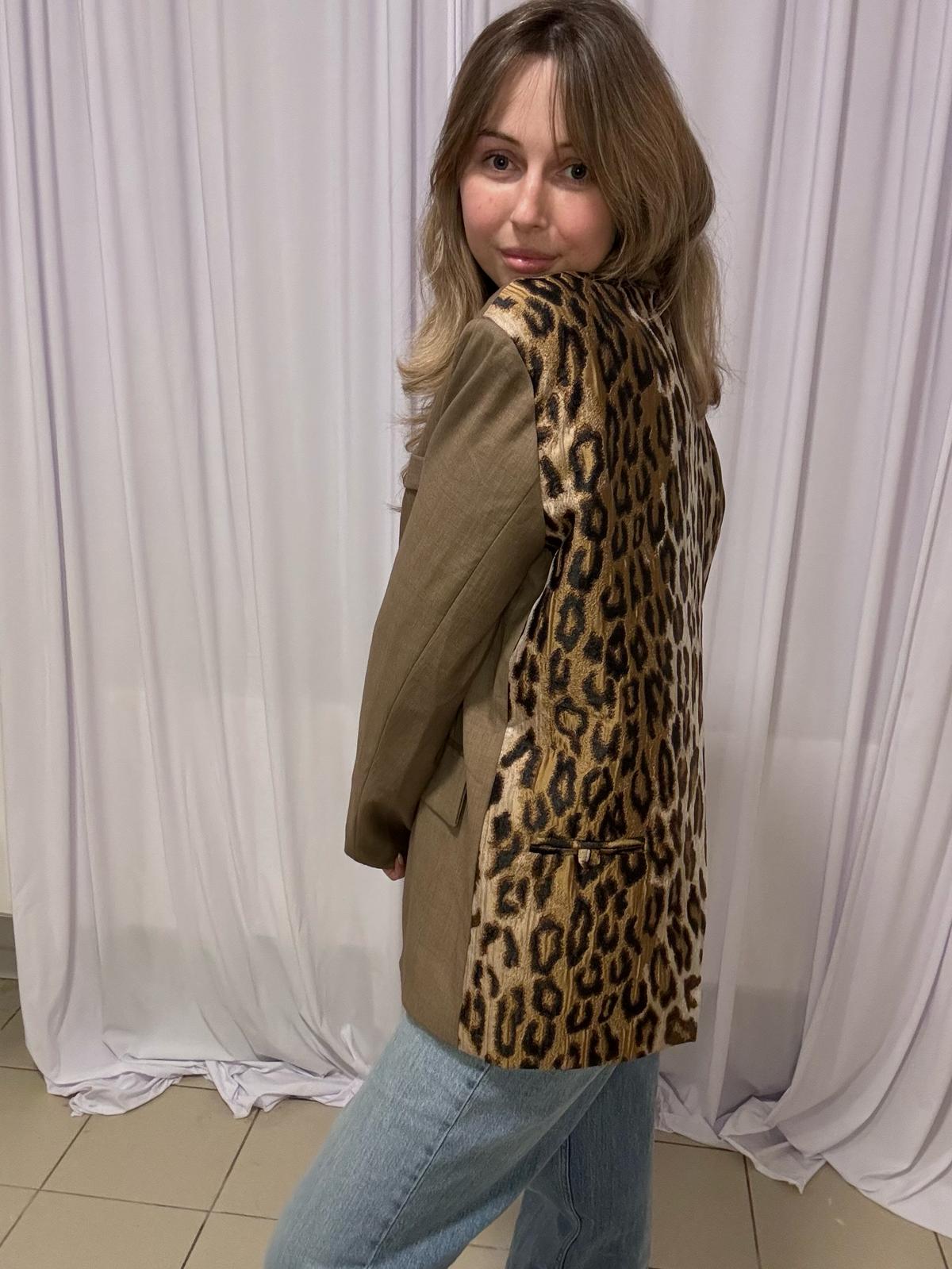 Juliette's leopard blazer