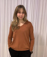 Juliette's roestkleurige trui