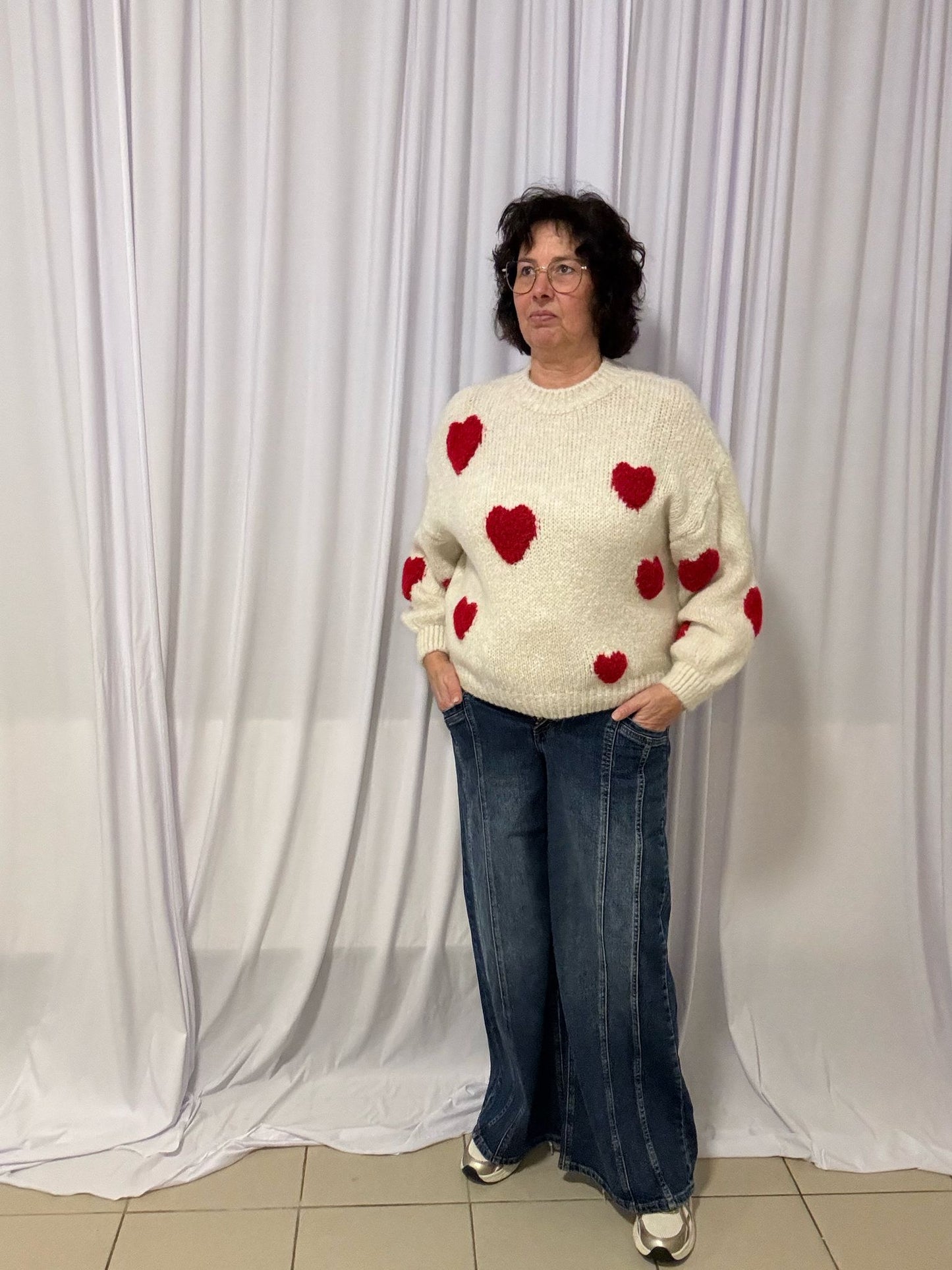 Juliette's toxik3 wideleg donker denim