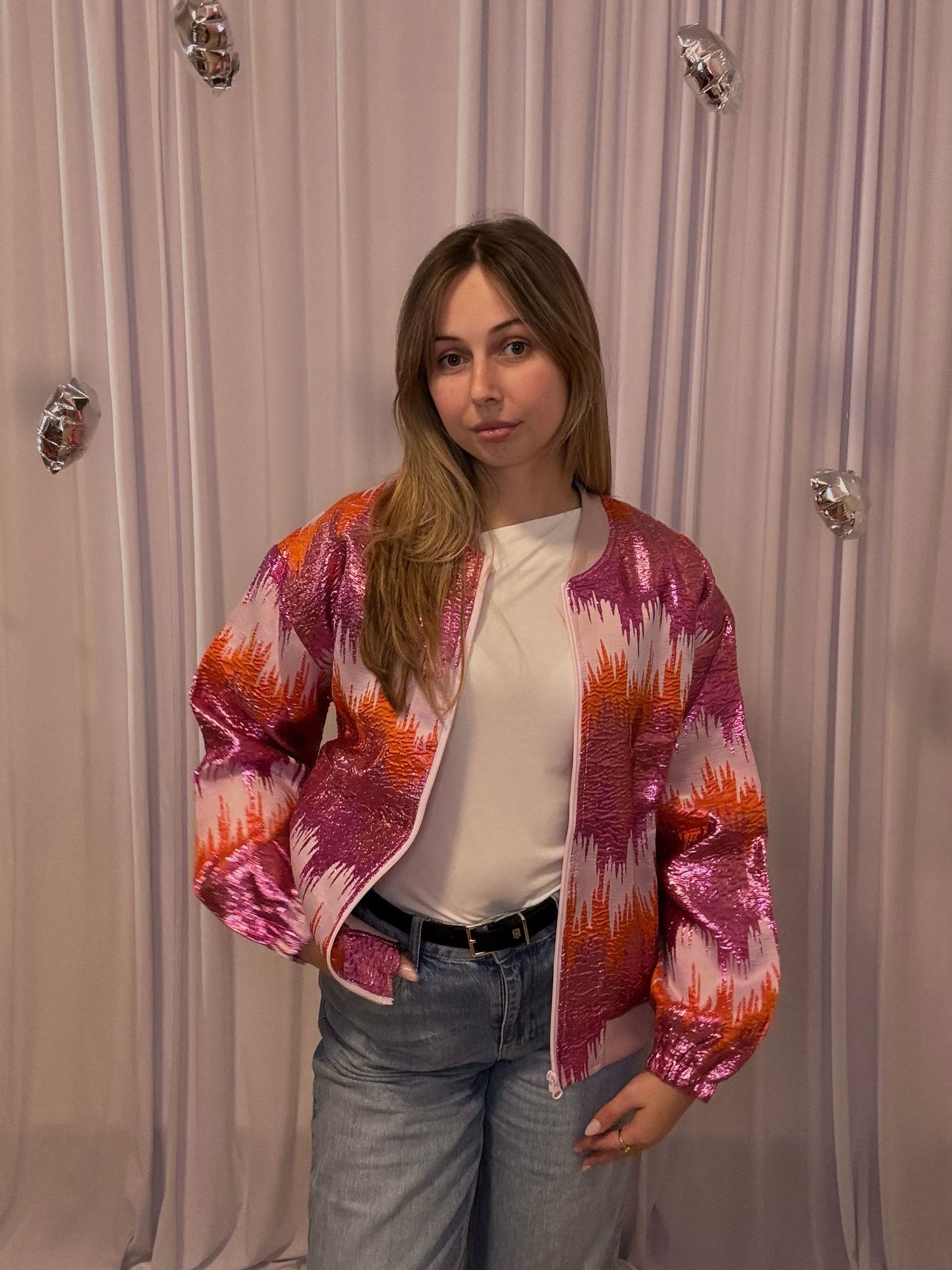 Juliette's bomberjacket roos