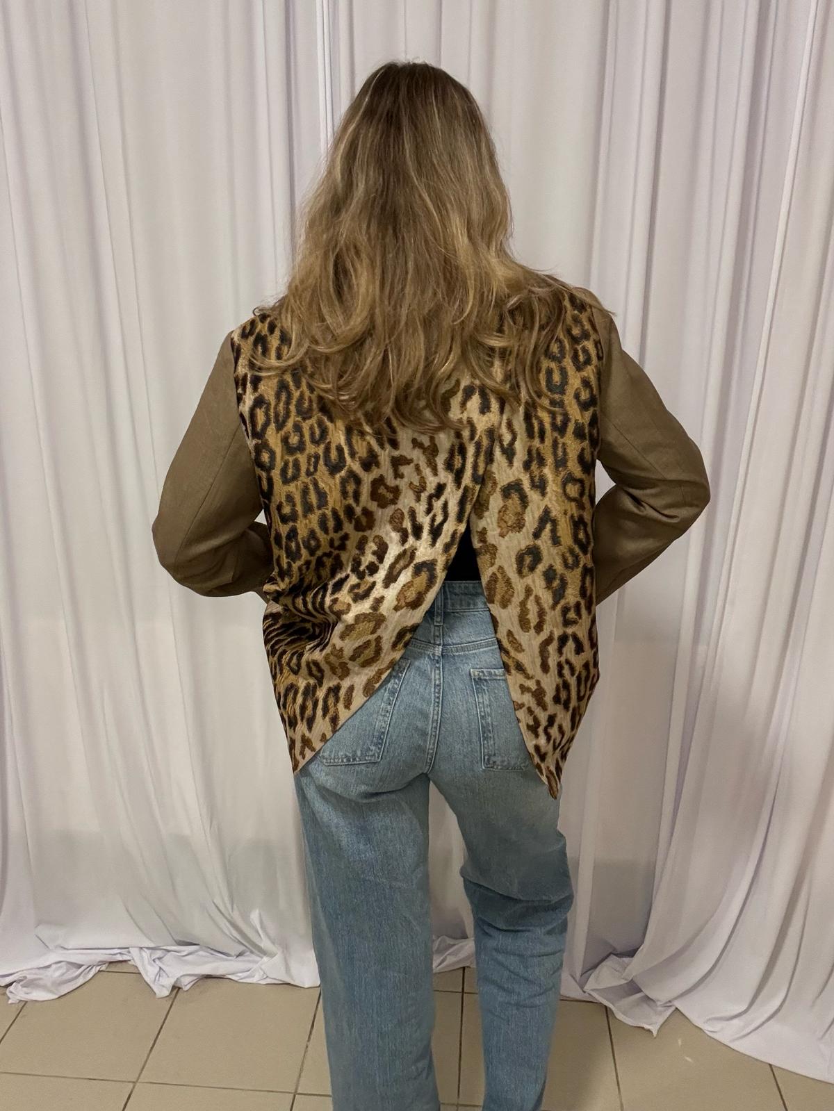 Juliette's leopard blazer