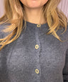 Juliette's jeans blue cardigan