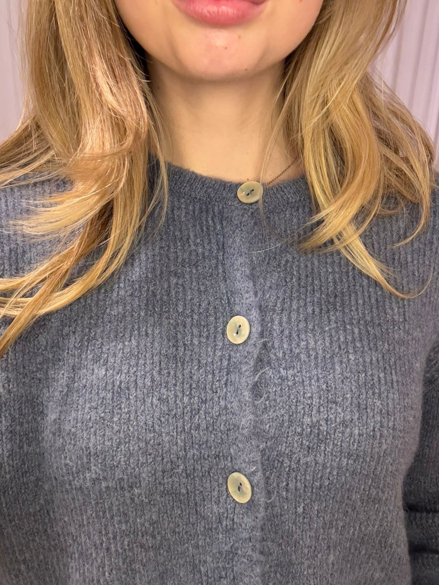 Juliette's jeans blue cardigan