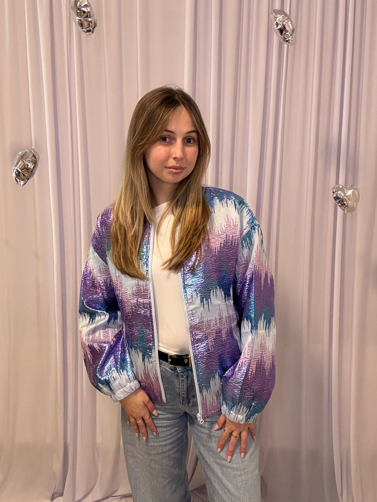Juliette's bomberjacket blauw