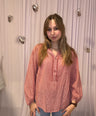 Juliette's romantische blouse - terracotta