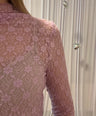 Juliette's lace top paars