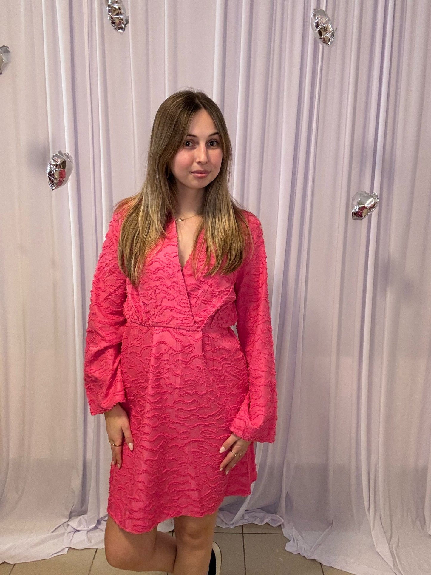 Juliette's pink dress